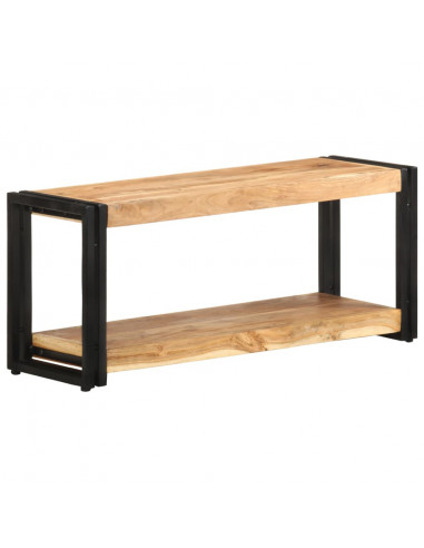 Mobile Porta TV 90x30x40 cm in Legno Massello di Acacia