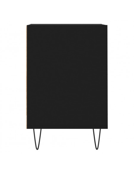 Mobile Porta TV Nero 100x35x55 cm in Legno Multistrato
