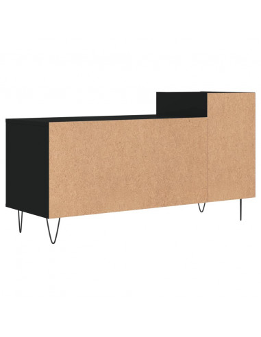Mobile Porta TV Nero 100x35x55 cm in Legno Multistrato