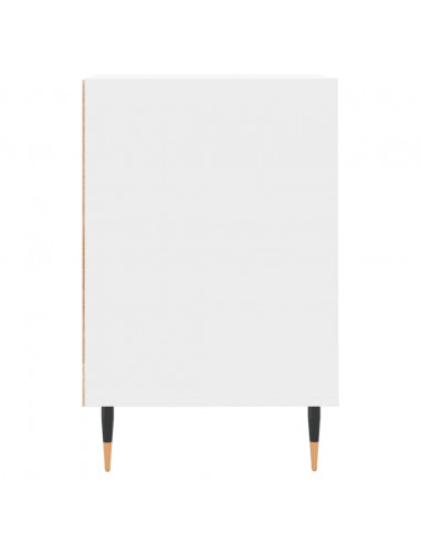 Mobile Porta TV Bianco 100x35x55 cm in Legno Multistrato