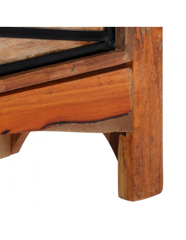 Mobile Porta TV 120x30x40 cm in Legno Massello di Recupero