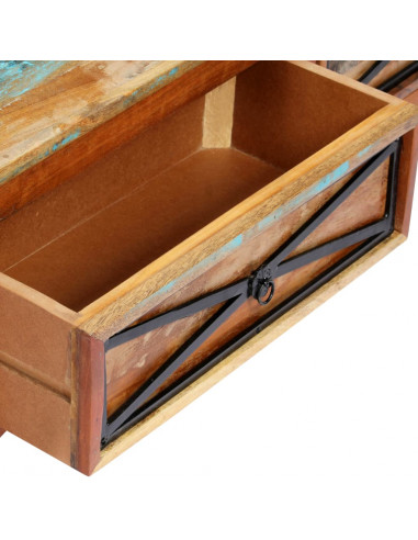 Mobile Porta TV 120x30x40 cm in Legno Massello di Recupero