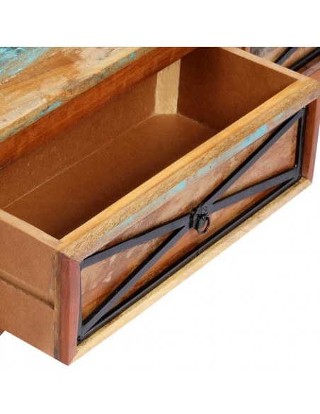 Mobile Porta TV 120x30x40 cm in Legno Massello di Recupero