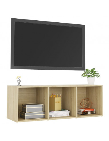 Mobile Porta TV Rovere Sonoma 107x35x37 cm in Legno Multistrato