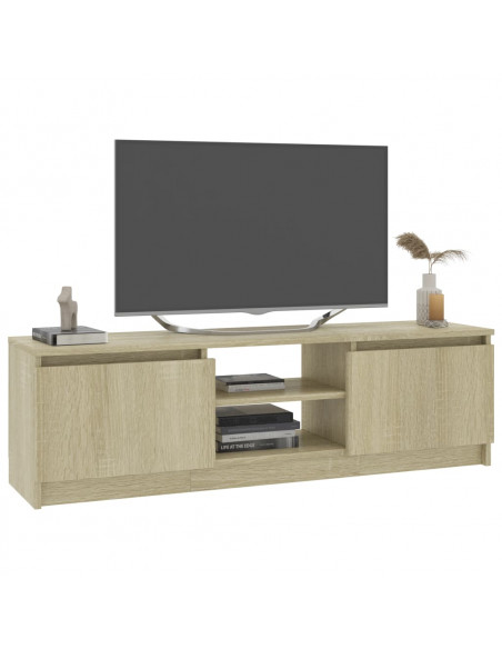 Mobile Porta TV Rovere Sonoma 120x30x35,5 cm Legno Multistrato