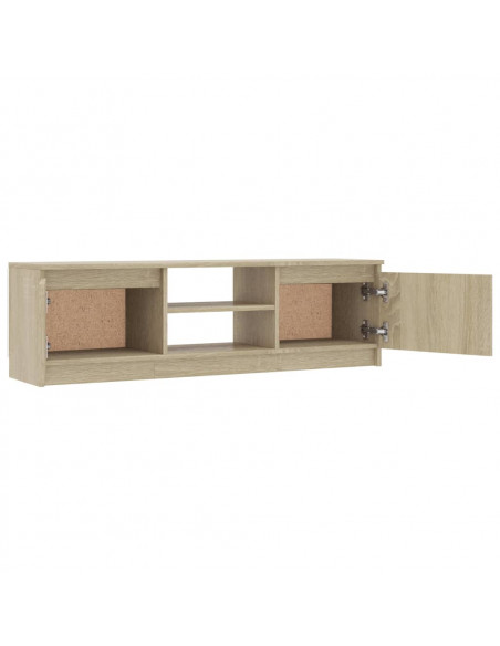 Mobile Porta TV Rovere Sonoma 120x30x35,5 cm Legno Multistrato