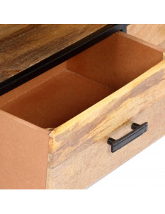 Mobile Porta TV 120x30x45 cm in Legno Massello di Mango 2