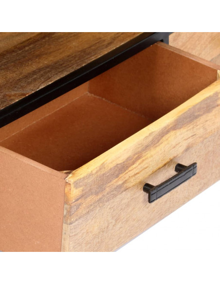 Mobile Porta TV 120x30x45 cm in Legno Massello di Mango