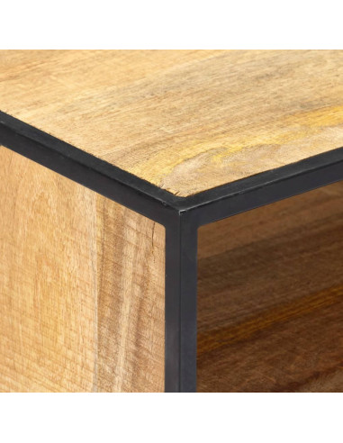 Mobile Porta TV 120x30x45 cm in Legno Massello di Mango