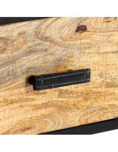 Mobile Porta TV 120x30x45 cm in Legno Massello di Mango