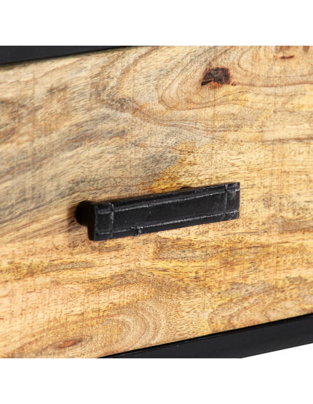 Mobile Porta TV 120x30x45 cm in Legno Massello di Mango