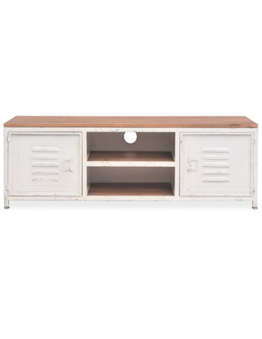 Mobile TV 120x30x40 cm Bianco