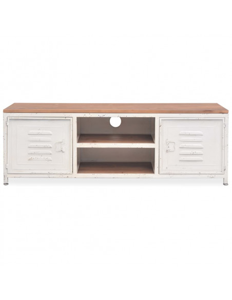 Mobile TV 120x30x40 cm Bianco