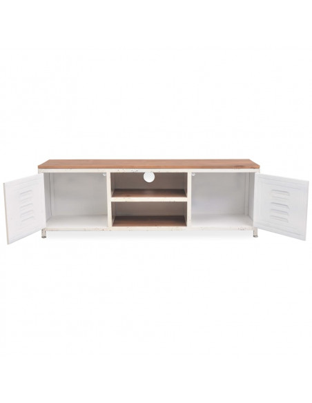 Mobile TV 120x30x40 cm Bianco