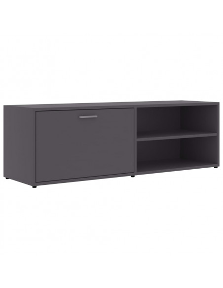 Mobile Porta TV Grigio 120x34x37 cm in Legno Multistrato