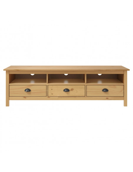 Mobile Porta TV Hill Marrone Miele 158x40x47cm Legno Pino