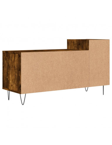 Mobile TV Rovere Fumo 100x35x55 cm in Legno Multistrato