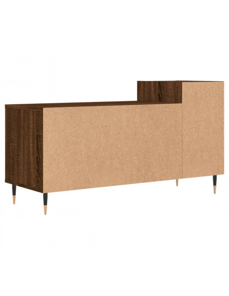 Mobile TV Rovere Marrone 100x35x55 cm in Legno Multistrato