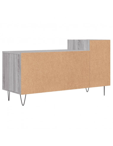 Mobile TV Grigio Sonoma 100x35x55 cm in Legno Multistrato