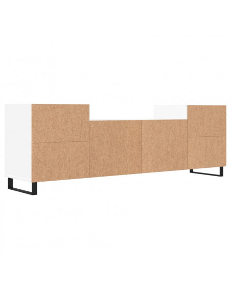 Mobile Porta TV Bianco 160x35x55 cm in Legno Multistrato