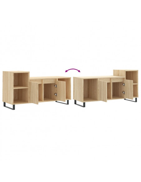 Mobile per TV Rovere Sonoma 100x35x55 cm Legno Multistrato