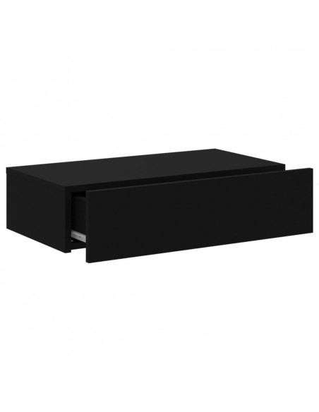 Mobile Porta TV con Luci LED Nero 60x35x15,5 cm