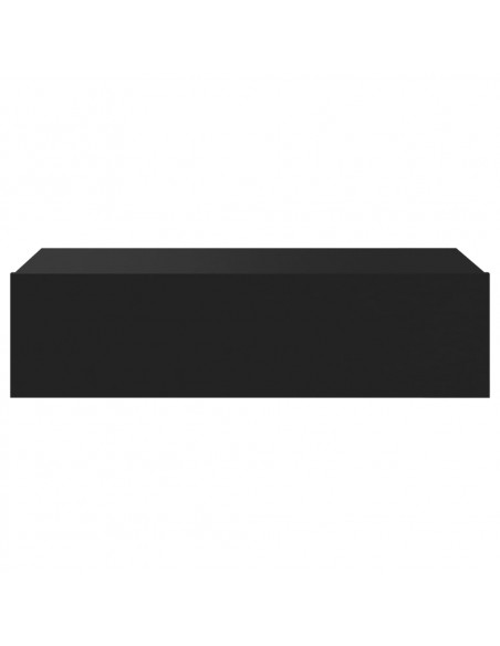 Mobile Porta TV con Luci LED Nero 60x35x15,5 cm