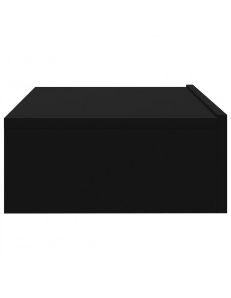 Mobile Porta TV con Luci LED Nero 60x35x15,5 cm