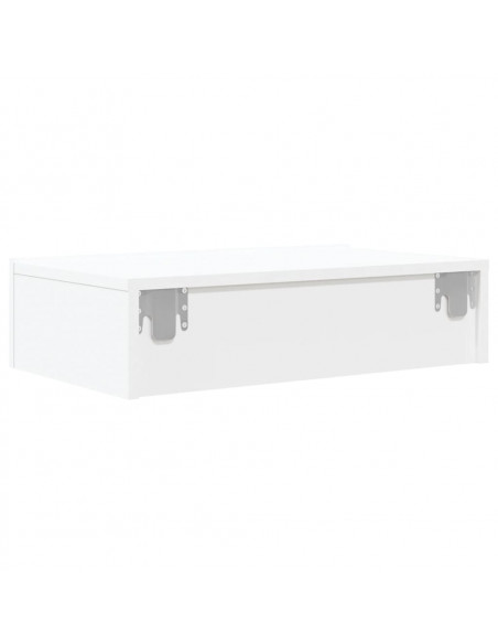Mobile Porta TV con Luci LED Bianco 60x35x15,5 cm