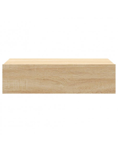 Mobile Porta TV con Luci LED Rovere Sonoma 60x35x15,5 cm