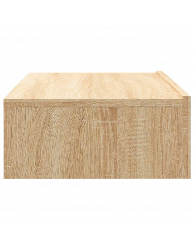 Mobile Porta TV con Luci LED Rovere Sonoma 60x35x15,5 cm