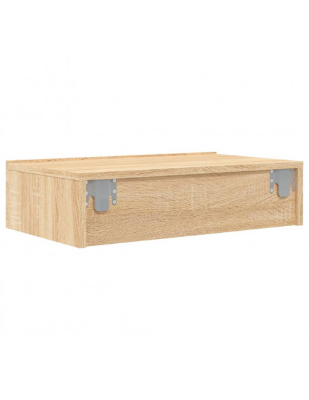 Mobile Porta TV con Luci LED Rovere Sonoma 60x35x15,5 cm
