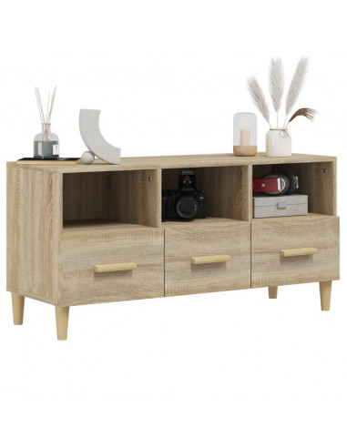 Mobile Porta TV Rovere Sonoma 102x36x50 cm Legno Multistrato