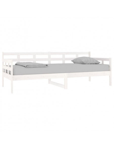 Dormeuse Bianca in Legno Massello di Pino 80x200 cm Dormeuse Bianca in Legno Massello di Pino 80x200 cm