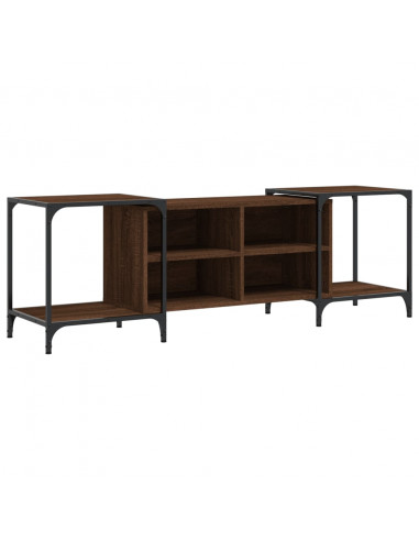 Mobile TV Rovere Marrone 153x37x50 cm in Legno Multistrato