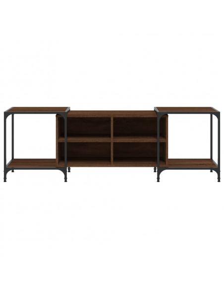 Mobile TV Rovere Marrone 153x37x50 cm in Legno Multistrato