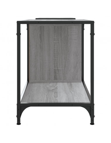 Mobile Porta TV Grigio Sonoma 203x37x50 cm in Legno Multistrato