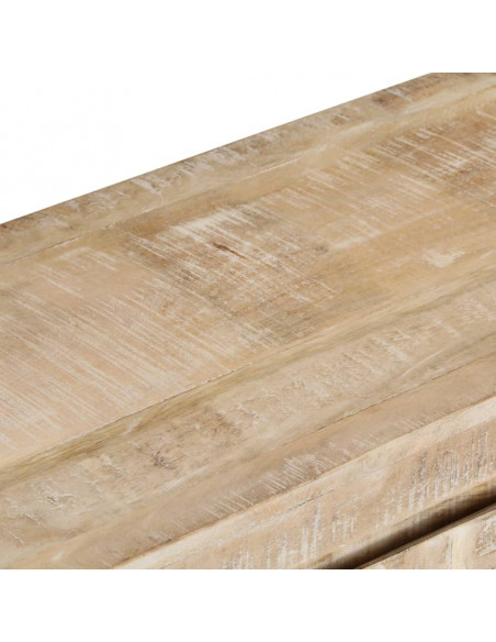 Mobile Porta TV 110x35x46 cm in Legno Massello di Mango