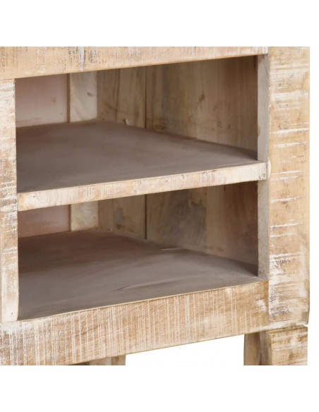 Mobile Porta TV 110x35x46 cm in Legno Massello di Mango