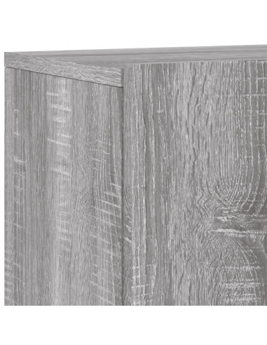 Mobili TV a Parete 2pz Grigio Sonoma 60x30x41 cm