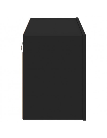 Mobile TV a Parete Nero 80x30x41 cm