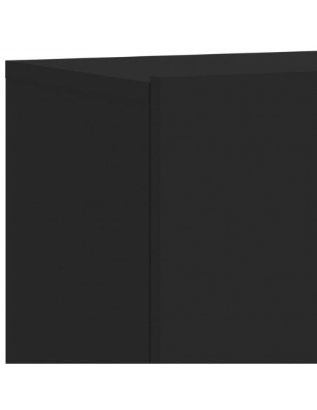 Mobile TV a Parete Nero 80x30x41 cm