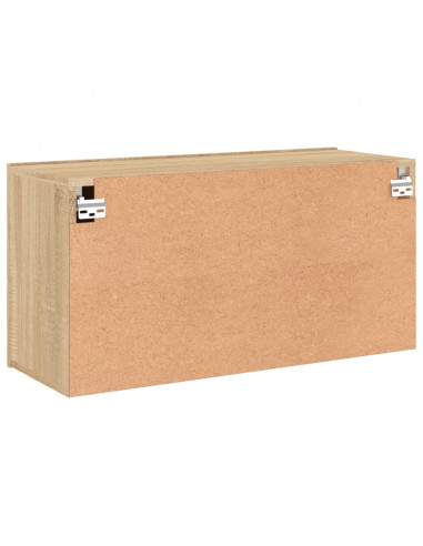 Mobile TV a Parete Rovere Sonoma 80x30x41 cm