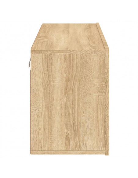 Mobile TV a Parete Rovere Sonoma 100x30x41 cm
