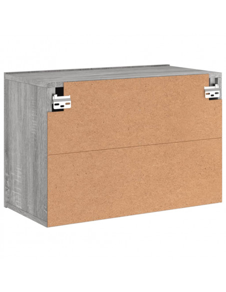 Mobile TV a Parete Grigio Sonoma 60x30x41 cm
