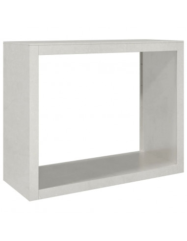 Rastrelliera per Legna da Ardere 100x40x80 cm in Acciaio Inox