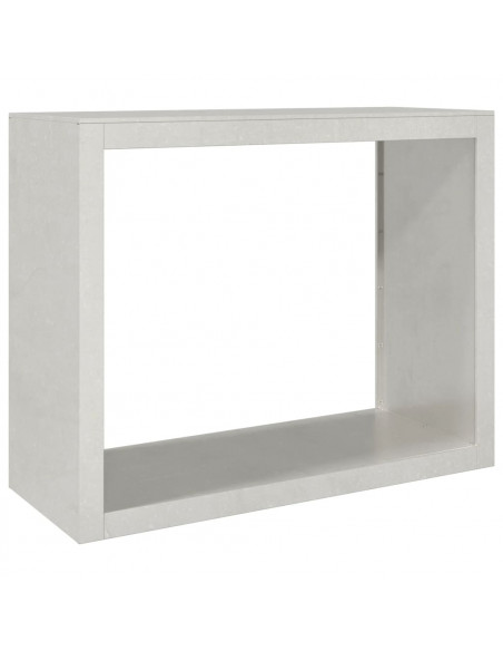 Rastrelliera per Legna da Ardere 100x40x80 cm in Acciaio Inox