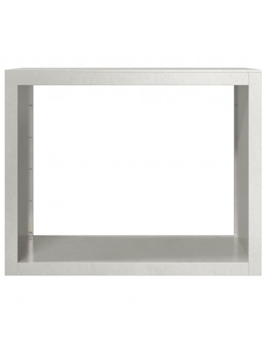 Rastrelliera per Legna da Ardere 100x40x80 cm in Acciaio Inox