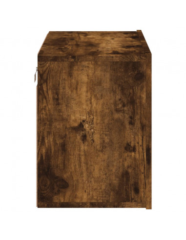 Mobile TV a Parete Rovere Fumo 60x30x41 cm