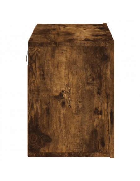 Mobile TV a Parete Rovere Fumo 60x30x41 cm